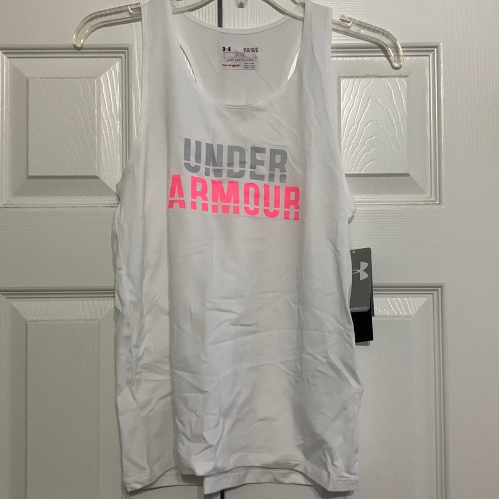 YOUTH LARGE Under Armour fitted tank